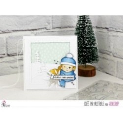 Tampon transparent Scrapbooking Carterie - C'est l'hiver Tampon transparent Scrapbooking Carterie - C'est l'hiver
