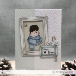 Tampon transparent Scrapbooking Carterie - C'est l'hiver Tampon transparent Scrapbooking Carterie - C'est l'hiver