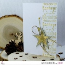 Cutting die Scrapbooking Card Making word english shooting - Original