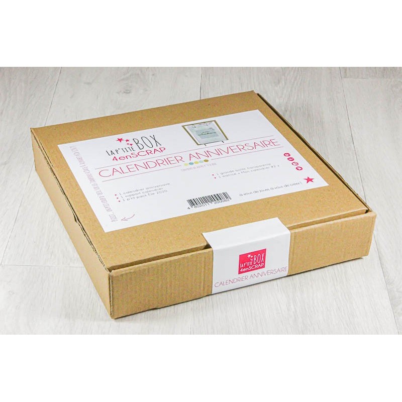P'tite Box scrapbooking - Calendrier d'anniversaire P'tite Box scrapbooking - Calendrier d'anniversaire