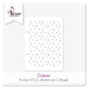 Stencil Scrapbooking Card Making - Hearts