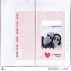 Matrice de coupe Scrapbooking carterie mot amour coeur - Xoxo