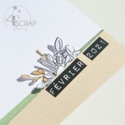 Stickers Scrapbooking Cardmaking - Little black words