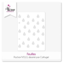 Pochoir Scrapbooking Carterie - Feuilles