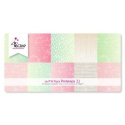 Printed Paper Scrapbooking Card Pack - Valentine's day little pack