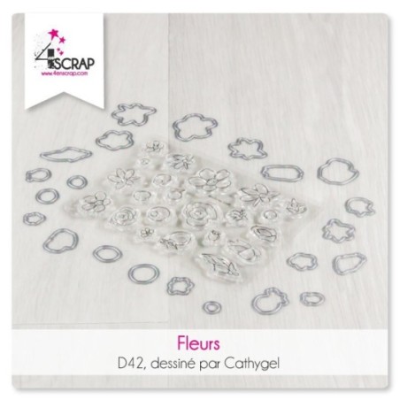 Clear stamp cuting Die Scrapbooking Card making - Flowers