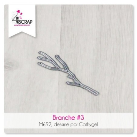 Matrice de coupe Scrapbooking carterie nature arbre - Branche 3