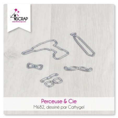 Matrice de coupe Scrapbooking carterie homme bricolage - Perceuse & Cie