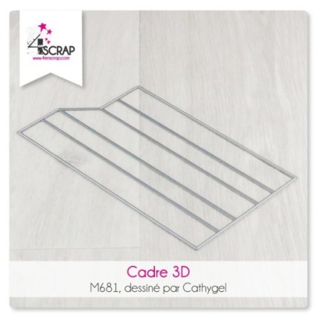 Matrice de coupe Scrapbooking carterie photo - Cadre 3D