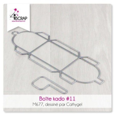 Matrice de coupe Scrapbooking carterie - boite kado 11