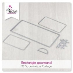 Rectangle gourmand - Matrice de coupe Die