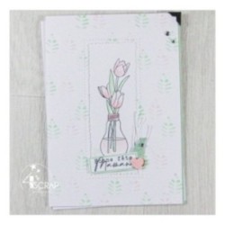 Tampon transparent Scrapbooking Carterie - Bonne fête maman 2