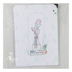 Clear stamp Scrapbooking Card love - Happy mother's day