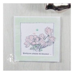 Clear stamp Scrapbooking Card words - I miss you