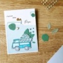 Clear stamp Scrapbooking Card words - Happy father's day 2