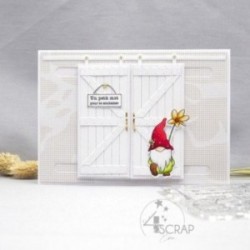 Tampon transparent Scrapbooking Carterie mot - Tirez ici