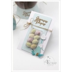 Clear Stamp Die Scrapbooking Card making - Pack "Sweet treat"