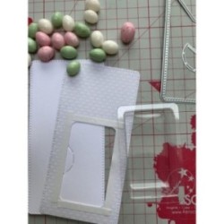 Matrice de coupe Scrapbooking carterie - Rectangle gourmand