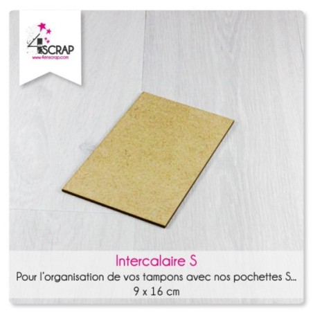 Accessoire Scrapbooking Carterie -  Intercalaire rangement tampons et matrices S