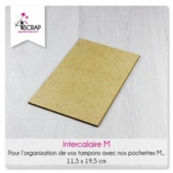 Accessoire Scrapbooking Carterie -  Intercalaire rangement tampons et matrices M