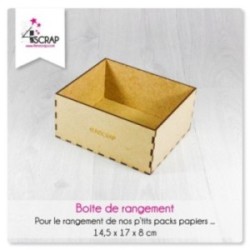 Accessoire Scrapbooking Carterie -  Boîte de rangement papier