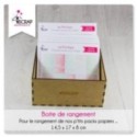 Accessoire Scrapbooking Carterie - Boîte de rangement papier