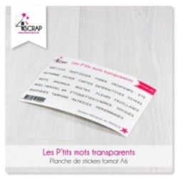 Accessoire Scrapbooking Carterie - Stickers de rangement Accessoire Scrapbooking Carterie - Stickers de rangement