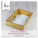 Accessoire Scrapbooking Carterie - Boîte scrapbooking L