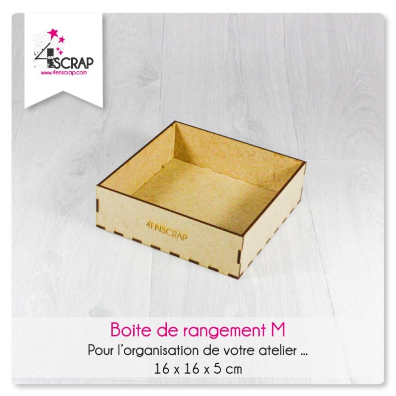 Accessoire Scrapbooking Carterie - Boîte scrapbooking M Accessoire Scrapbooking Carterie - Boîte scrapbooking M