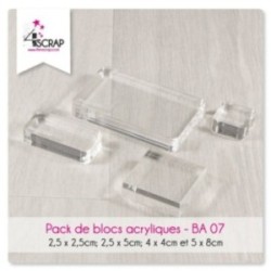 Acrylic blocks Pack