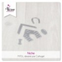 Matrice de coupe Scrapbooking carterie animaux - Niche