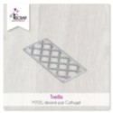 Matrice de coupe Scrapbooking carterie fleurs - Treillis