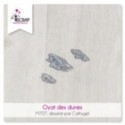Matrice de coupe Scrapbooking carterie fleurs nature - Oyat des dunes