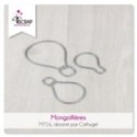 Matrice de coupe Scrapbooking carterie nature - Montgolfières