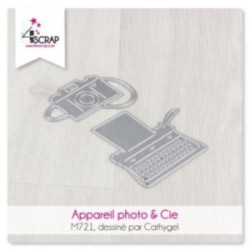 Matrice de coupe Scrapbooking carterie - Appareil photo & Cie