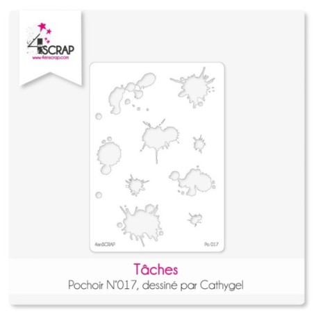Stencil Scrapbooking Card Making - Trellis