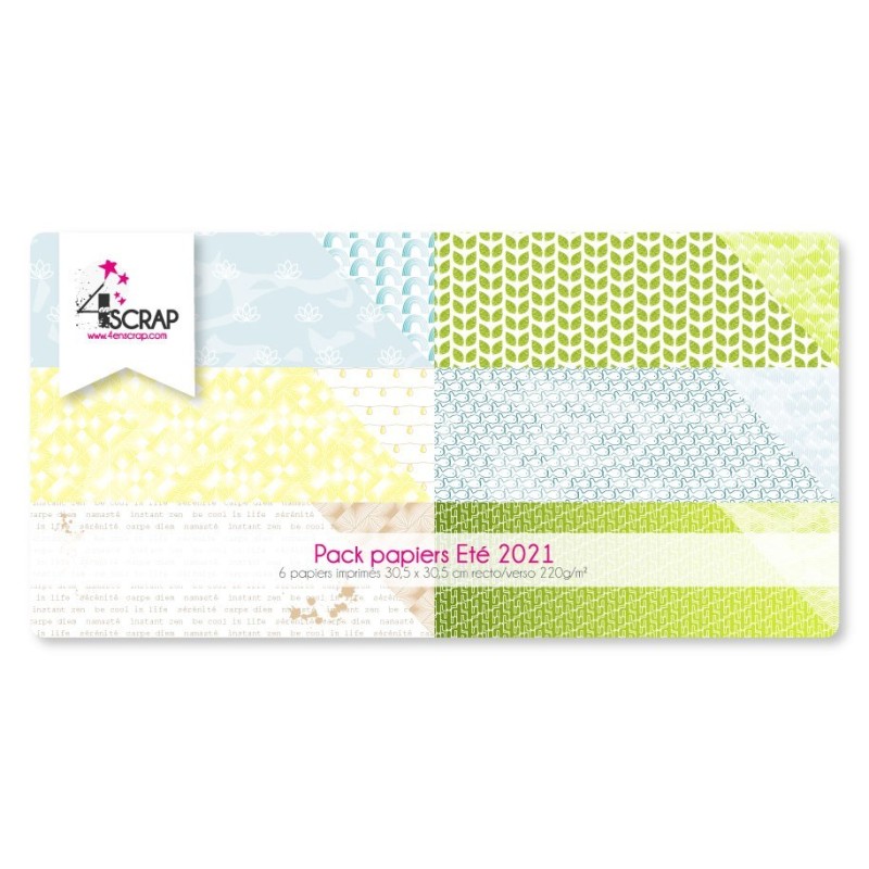 Printed Paper Scrapbooking Card Pack - Spring 2021 Printed Paper Scrapbooking Card Pack - Spring 2021