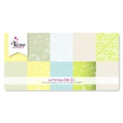 Printed Paper Scrapbooking Card Pack - Summer 2021 little pack