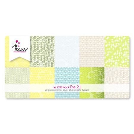 Printed Paper Scrapbooking Card Pack - Spring 2021 little pack
