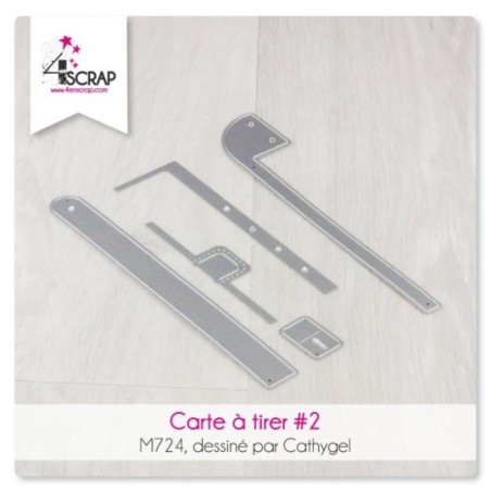 Matrice de coupe Scrapbooking Carterie Cadeau - Carte à tirer