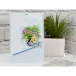 Cutting die Scrapbooking Card Making flowers - Pink laurel & Co