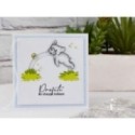 Tampon transparent Scrapbooking Carterie chiens - En mode détente