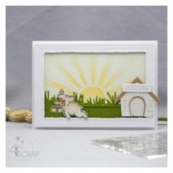 Cutting die Scrapbooking Card Making dogs - Kennel