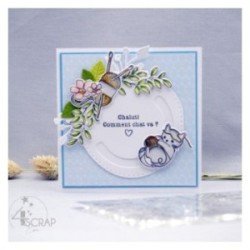 Matrice de coupe Scrapbooking carterie animaux - Chats 2 Matrice de coupe Scrapbooking carterie animaux - Chats 2