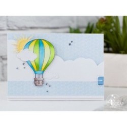 Matrice de coupe Scrapbooking carterie - Soleil et Lune