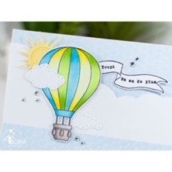 Clear stamp Scrapbooking Card - One year more 2