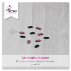 To Customize Scrapbooking Card Making - Little oval wheels to slide