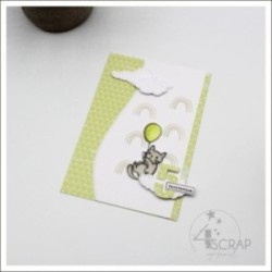 Pochoir Scrapbooking Carterie - Arc en ciel