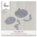 Matrice de coupe Scrapbooking carterie - Citrouilles 2