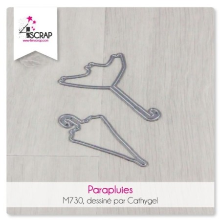 Matrice de coupe Scrapbooking carterie - Parapluies